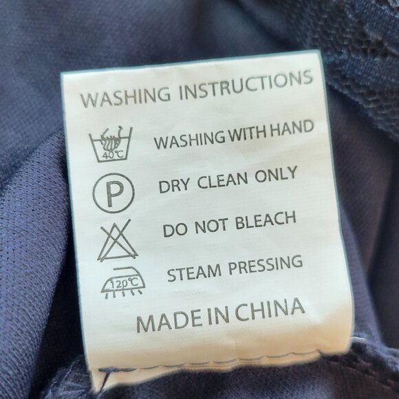 Bery Love Floral Patterned Navy Blue Dress - Picture 6 of 8